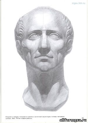 Нос, губы, глаз + головы античных скульптур Сократ, Афродита, Цезарь, Дорифор, Диадумен - Часть 2